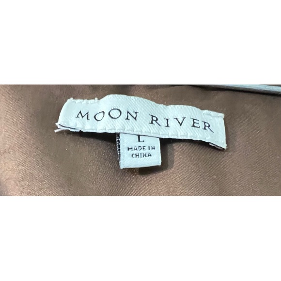 MOON RIVER Ruffle Midi Dress Large - Picture 10 of 12